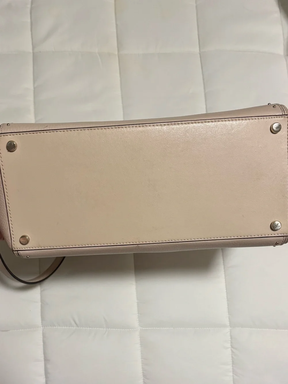 Kate Spade Pebbled Tassel Tote Bag in Blush